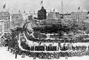 Labor Day Parade 1882.