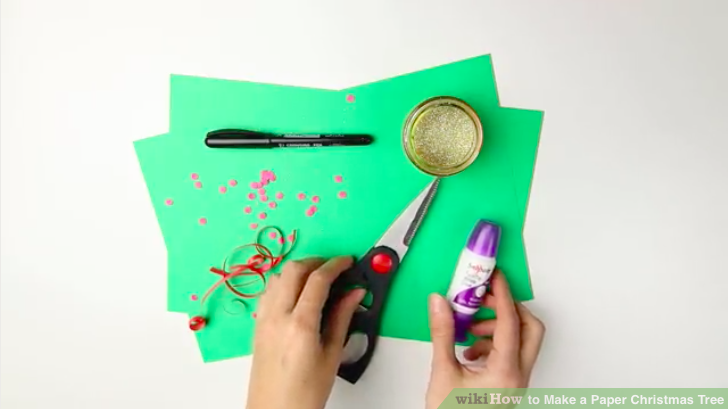 How To Make a Paper Christmas Tree