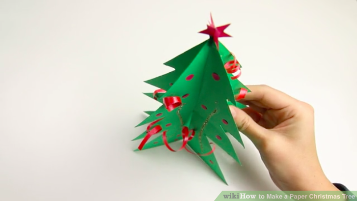How To Make a Paper Christmas Tree